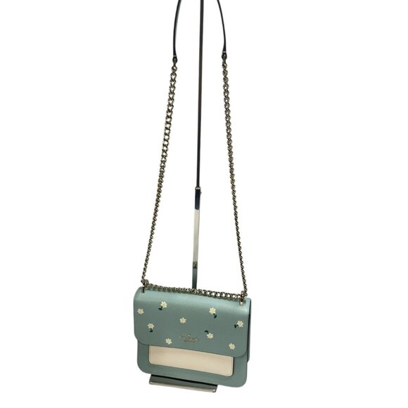 NWOT Kate Spade Purse Remi Daisy Embroidered Chain Crossbody Bag - Picture 2 of 12